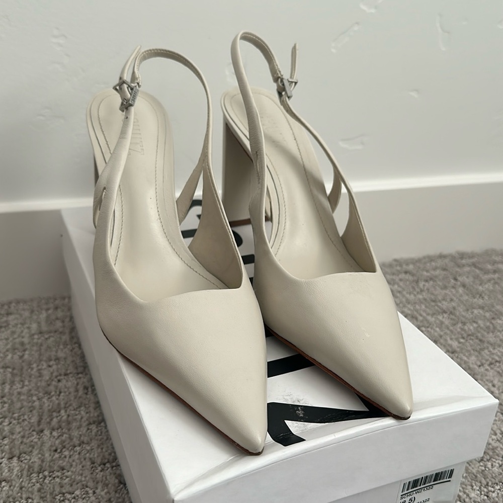 Blanche Pump in Pearl Size 8.5